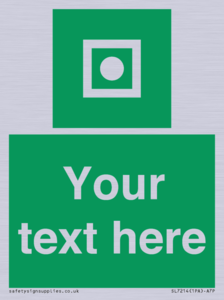 Custom sign safe condition Shipboard general alarm